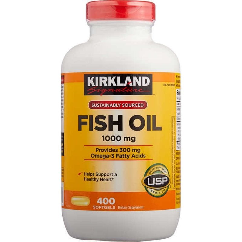 Viên bổ mắt Fish Oil 1000mg Kirkland