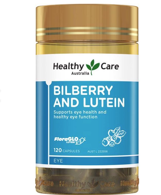 Bổ mắt Healthy Care Bilberry & Lutein