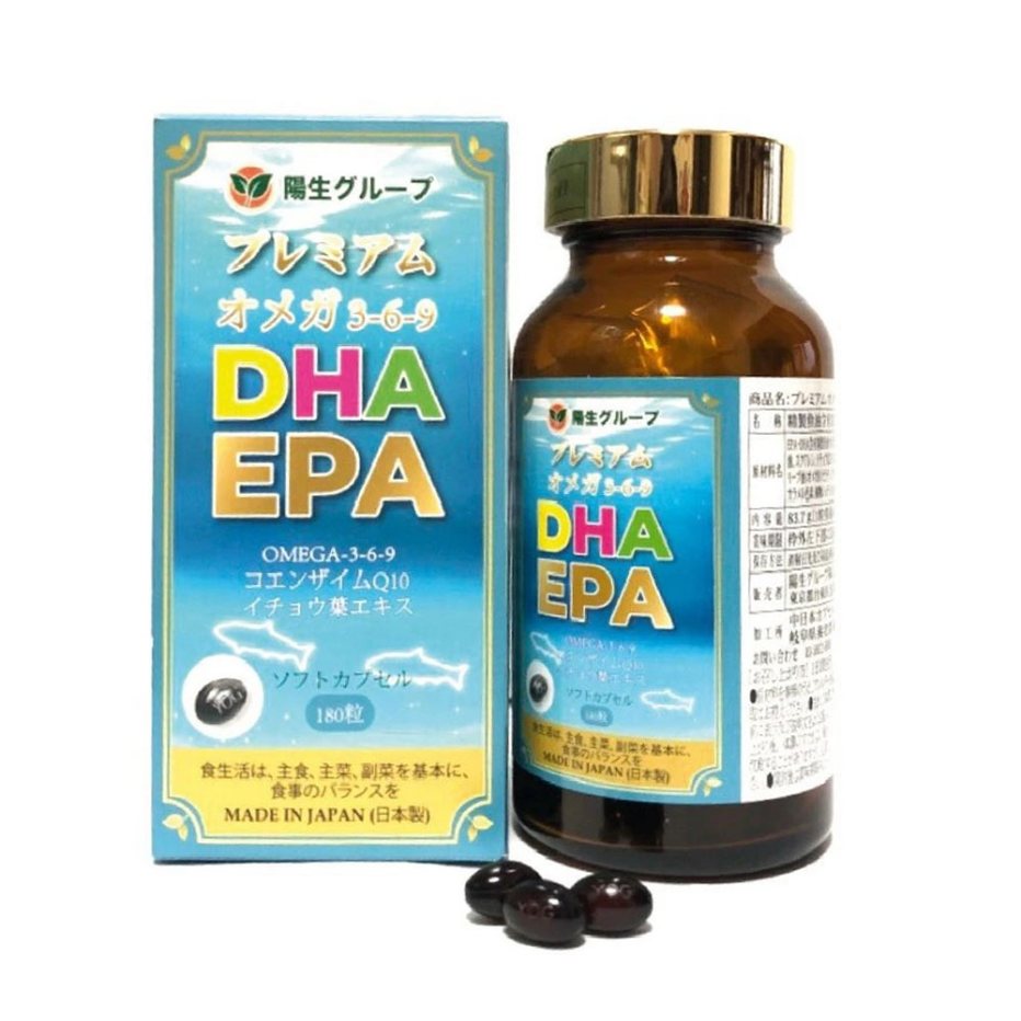 Viên uống bổ sung DHA/EPA Omega 3 - 6 - 9 Premium Yo Group 
