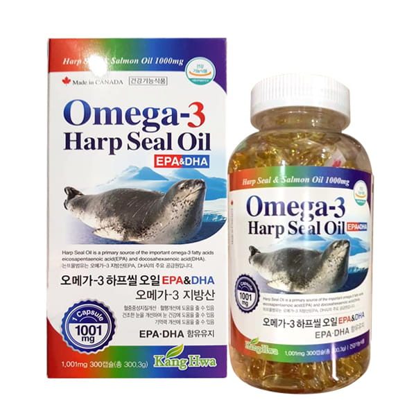 Dầu cá bổ mắt New Omega-3 Harp Seal Oil 